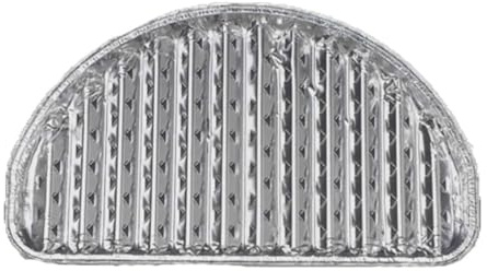 SWS 30 Grillpfannen Grillschalen halbrund ALU 30,6x17 cm