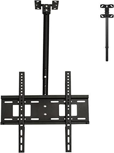 Supporto TV sospeso, Supporto TV soffitto Multifunzione, Supporto TV soffitto Girevole e inclinabile a 360°, Adatto alla Maggior Parte dei televisori LCD a Schermo Piatto e curvi 32-55 Pollici. Suppo