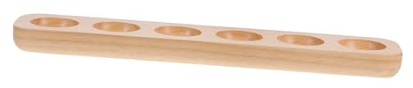 Operitacx Holz Eierhalter Reihe Robuster Dekorativer Eierständer für Kühlschrank und Küchentheke Vielseitiger Holz-eierbehälter für Frische Eier Platzsparende Aufbewahrung und Servierplatte