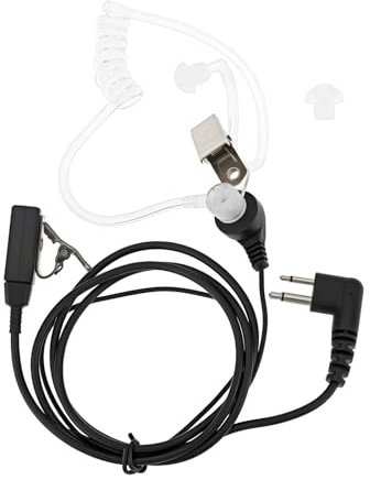 SG Store 1pc Concealed Two-Way Radio Headset with Microphone and PTT Button RS-ACC-M1 Compatible with Motorola GP300 CP040 DP1400 XTN XTNI XT460