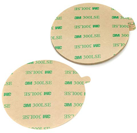 3M Doppelseitige Klebepads Klebepunkte durchsichtig Klebstoff transparent D80mm 10 Stück