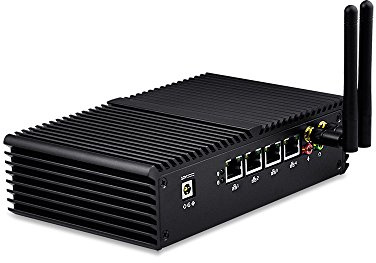 Router Barebone I5 Mi5250L I5-5200U, 3M Cache, hasta 2,70 GHz, 15 W Barebone WiFi, aleación de aluminio, DC 12 V, X86, Pfsense Linux