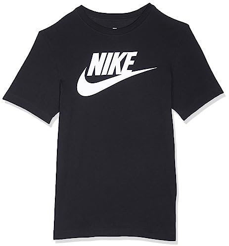 Nike Icon Futura, Sportswear Men S Tshirt Donna, Nero (Black/White), M