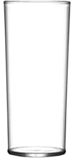 We Can Source It Ltd - Unbreakable Polycarbonate Half Pint HiBall Glasses – Reusable, Crystal-Clear, Shatterproof Tumblers for Bars, Restaurants, Outdoor Events and Everyday Use - Pack of 8