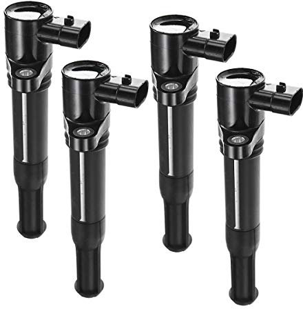 4x Zündspule für Mito 955 500 312 Bravo II 198 Doblo 263 Idea 350 Panda 169 Punto 188 Stilo Musa 1.2L 1.4L 2002-2017 46777288