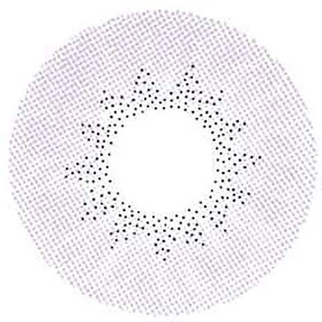 Matlens – EOS Farbige Kontaktlinsen ohne Stärke violet lila Big eyes TORIE 2 Linsen 1 Kontaktlinsenbehälter 1 Pflegemittel 50ml