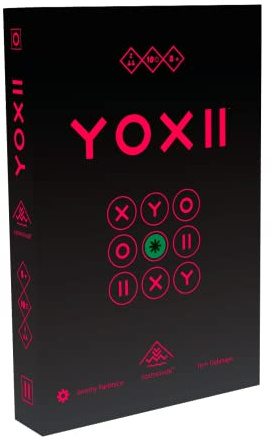Cosmoludo 3143104 Yoxii, Brettspiel, Strategiespiel, 2-Personenspiel, abstraktes Spiel für Erwachsene und Kinder ab 8 Jahren, Monochrome