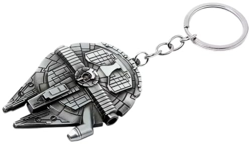 Han Solo`s Millenium Falke - Schlüsselanhänger mit Ring für Fans Jedi