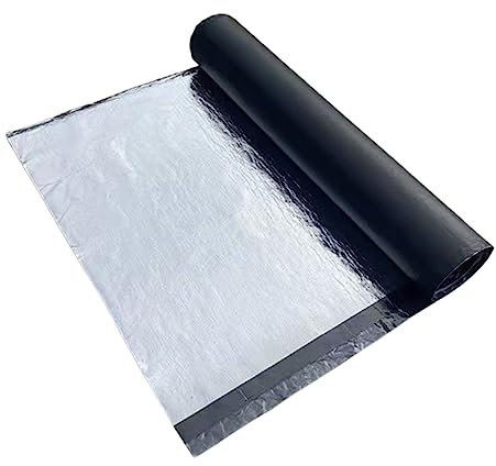 Selbstklebendes Bitumen Aluband Reparaturband,Aluminum Wasserdichtes Butyl Klebeband,Klebeband Dichtungsband,für Flachdach,Gartenhaus Dach,Gartenhäuser,Carport,Breite X Länge (0.3x4m)
