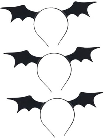 FOMIYES 3-teiliges Verstellbares Pelziges Teufelshorn-kopfbedeckungs-halloween-haarband in Schwarz Für Mädchen Und Frauen Für Cosplay Und Die Tägliche Dekoration