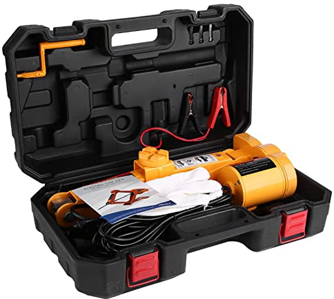 VOBOR Wagenheber, 3 Tonnen 12 V DC, Elektrischer Wagenheber, Zum Heben von SUV, Transportern, Garage Und Notfallausrüstung
