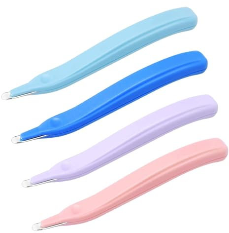 iFutniew Magnetische Heftklammerentferner, professioneller Heftklammerentferner, Heftklammerentferner für Klassenzimmer, 4 Farben, 4 Stück