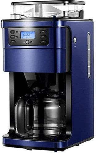 CVNIMV Macchine per caffè Espresso superautomatiche, Macchine per caffè Home Automatic Drip Espresso Grinder, Macchine per caffè combinate, 1,5 l