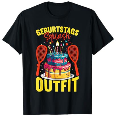 Geburtstags Squash Outfit Lustiges Squash T-Shirt