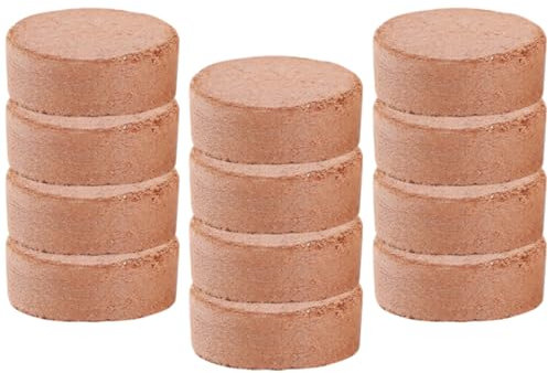 Kisangel Bloque De Plántulas De Salvado De Tierra Nutritiva 60 Unidades Perfecta Para Balcones y Macetas