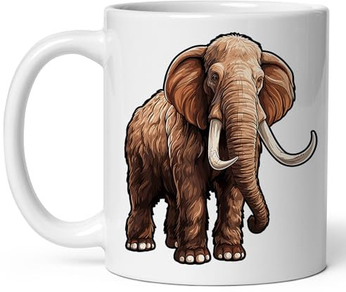 Tazza Da Caffè Woolly Mammoth Latte Mug Personalizzato Tazze Di Caffee Donne Tazza Divertente, Per The E Caffè, Bambini, Compleanno, 330ml