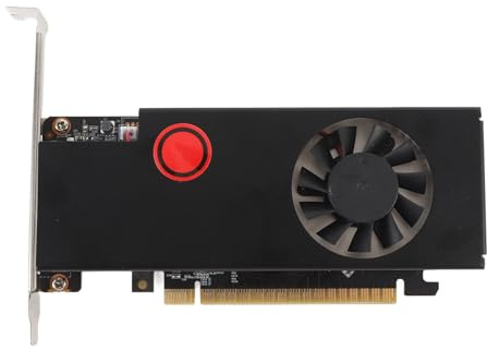 Carte Graphique 1050 4 Go DDR5, 128 - Bit, HDMI DP, Carte Graphique Vidéo PC Ordinateur, PCI Express 2.0 avec Ventilateur de Refroidissement Silencieux