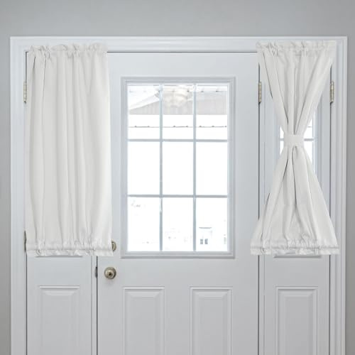 QUARKZMAN Tende Oscuranti Per Porte Tenda A Tasca Bianco 64 X 102 Cm