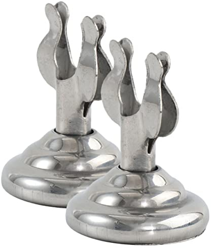 OSALADI 2pcs u Shape Table Number Holders Stainless Steel Station Number Plate Holders Wedding Table Decor Home Party