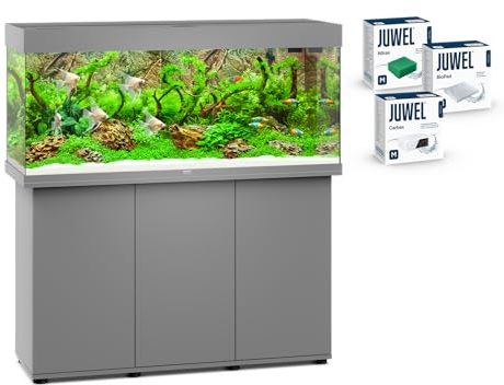 JUWEL Aquarium Rio 240 Kombination Grau Premium-Bundle
