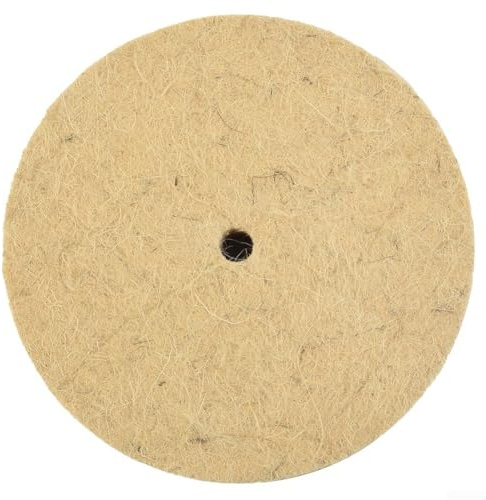 Wool Felt Polishing Wheel 5In for Fine Polishing of Stainless Steel and Ceramics