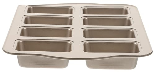 TOKIDNY Moule à Cake Acier Antiadhésif Cavités Moule Rectangulaire Multi-fonctions pour Croustillant Boulangerie et Pâtisserie