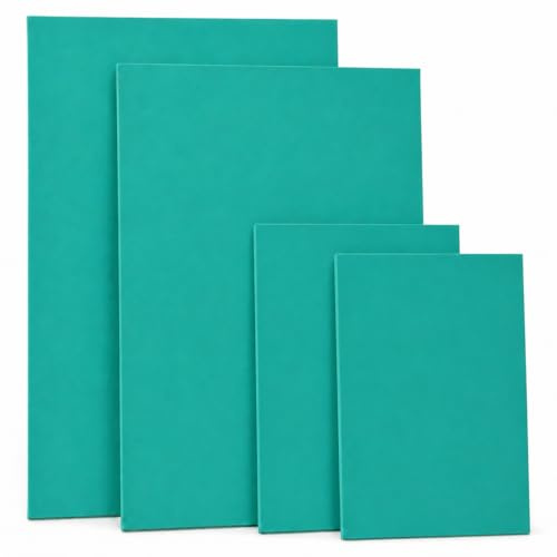 AINIUNIU Linoltryckplatta, 4 stycken, mjukt gummi, linoltryck, platta för gravering, linoleumplatta, 2A4 2A5, linoleumtryck set för stämplar, hantverk och tryckprojekt, linolplats-set, PVC