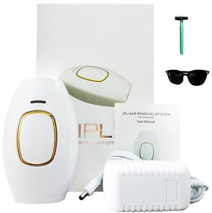 solippy Epilatore Luce Pulsata - Compatto e portatile, facile da usare, 2 Modalità, 5 Intensità - Donna Uomo, Viso & Corpo