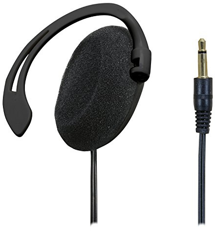 kenable Mercury Single Mono Security Headphone Earpiece 3.5mm Mono Jack 1.1m [1.1 metres]