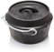 Petromax Feuertopf ft1 - Dutch Oven mit planem Boden für alle Herdarten, Gasgrill, Backofen, Gaskocher und offenes Feuer - sofort einsatzbereit ohne Einbrennen - Kochtopf mit Deckel - 0,93 Liter