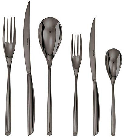Sambonet Bamboo Set 36 Posate PVD Black