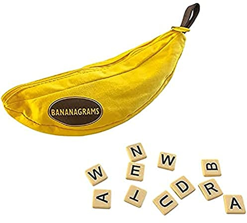 Bananagrams, Bananagrams Classic, Familienspiel, Wortspiel, 1-8 Spieler, Ab 7+ Jahren, 30+ Minuten, Deutsch, Mehrfarbig, Bunt