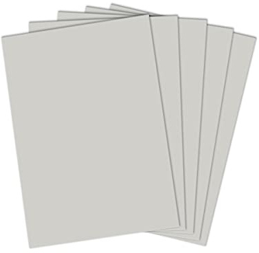 Briefpapier Kopierpapier grau Briefbogen eibfarbiges Papier 90 g/qm DIN A4 (50 Blätter)