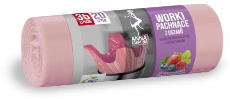 Anna Zaradna Sacs à ordures avec oreilles - parfum fruité 35L 20pcs