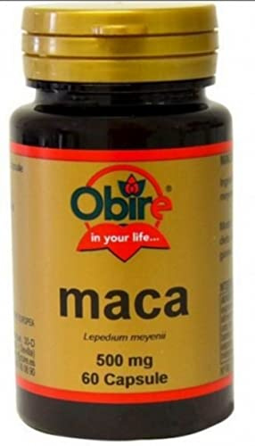 Obire Maca 500mg, 60 compresse, energizzante naturale, multipack (120)