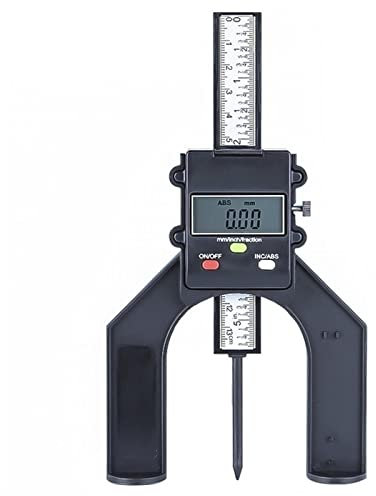 JMorCO Herramienta de medición Medidor de Profundidad Digital 0-80 mm Profundidad portátil Indicador de Profundidad de carpintería Herramientas de medición de Altura magnéticas incorporadas