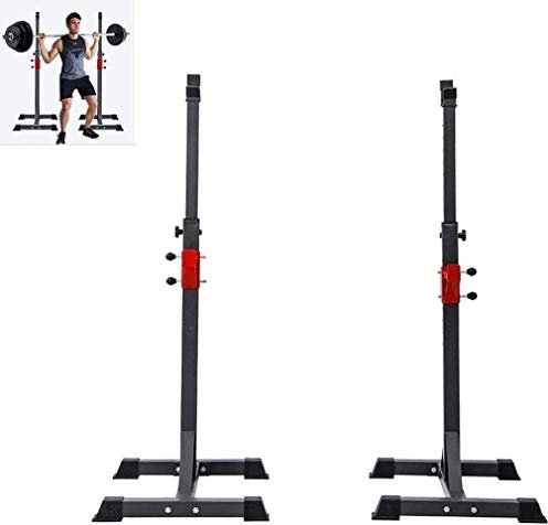 Squat Stand Dip Station Gym Hantel Bankdrücken Ständer Hantelständer Verstellbarer Langhantelständer Squat Rack Bankdrücken Rack Heimfitnessgeräte Trainingsgeräte Lager 200 kg