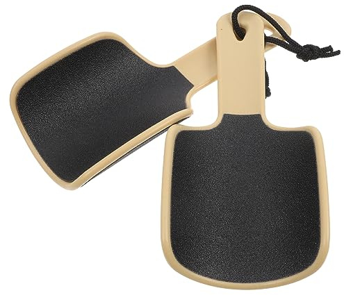 Healeved Doppelseitige Fußfeile Handheld Ergonomischer Griff Langlebiges Material Peeling Fußpflege Tool Für Abgestorbene Haut Pediküre Salon Und Heimgebrauch 2 Stück