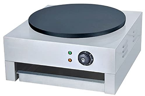 Macchina Per Crepes A Testa Singola, Piastra Elettrica Antiaderente Da 16 Con Temperature Variabili E Controllo Termostatico, Macchina Per Crepes E Pancake Da 3000 W, Ideale Per Frittate, Uova O Foc