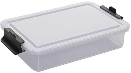 Snacklebox Build-a-Board de Farberware con tapa de plástico para tabla de cortar con cierre, almacenamiento portátil para embutidos con 7 compartimentos, 32 cm
