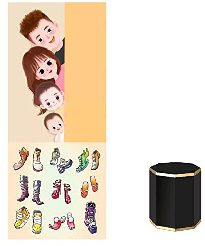 Generisch Schuhschrank für den Eingangsbereich, schwarzer Schuhschrank, drehbarer Schuhregalturm, verstecktes Schuhregal, drehbarer Schuhschrank, vertikales rundes Schuhregal, Aufbewahrung, drehbarer
