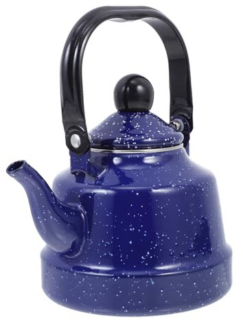 Hervidor de Agua esmaltado para Estufa, Tetera de Vidrio, Tetera silbante esmaltada, Tetera eléctrica, Tetera para Estufa, Tetera Japonesa, cafetera de Vidrio,