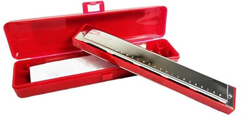 Professional Mundharmonika Mundharmonika Tremolo Harfe 24 Löcher Professionelle Armonica ABS Kamm Mund Orgel Musical Instrumentos(D Tone)