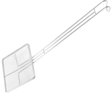 Alipis Schiumarola Per Frittura in Acciaio Resistente Colino a Maglia Sottile Mestolo Per Cucina Scolapasta Per Alimenti Schiumarola Quadrata