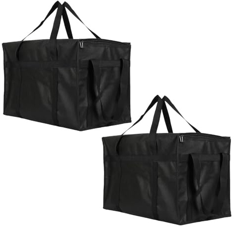 HUAJINGKEJI Sacs alimentaires isothermes pliants de grande capacité de stockage thermique étanche pour camping, pique-nique, événement, sac isotherme non tissé réutilisable