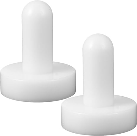 ULTECHNOVO Lot de 2 Poussoirs à Pâte en Plastique Alimentaire Diamètre 8 CM Poignée Ergonomique Anti-Brûlure Moule à Tartelettes à Fond Amovible pour Pâtisserie Presse à Tarte