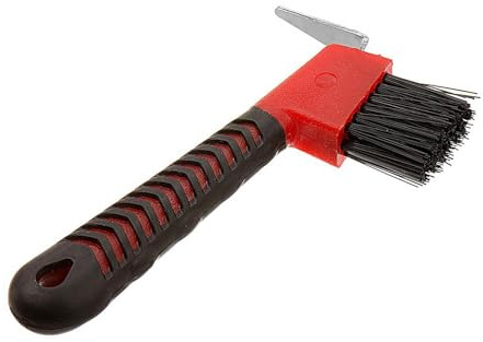 Hufkratzer für – Stabiler Hufkratzer mit Bürste | Griff für einfachen Halt | gründliche Reinigung, Pflege von Pferden, Entfernen von Schmutz, Ablagerungen und Pflege gesunder Hufe