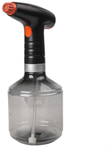 Planta eléctrica para Mister 900 ml, pulverizador recargable por USB para riego automático de jardín, botella de niebla con botón con indicador LED, riego de flores inalámbrico para el cuidado de