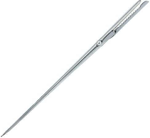 Westmark Ago per Lardellare con Pinza Dentellata, Lunghezza: 19,3 cm, Acciaio Inossidabile, Argento, 126722E1