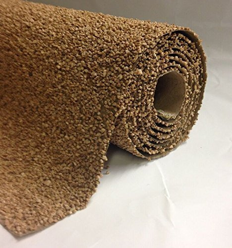 Ballast Underlay: 300mmx1200mm 12x48 Brown Extra Fine Javis railway scenery roll.